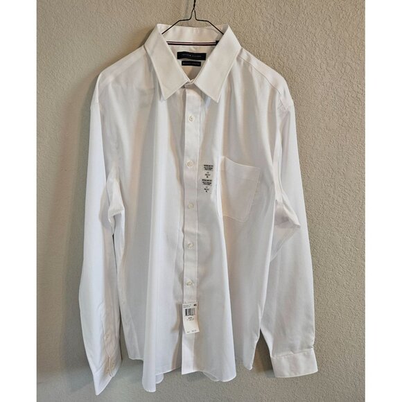Tommy Hilfiger Other - Tommy Hilfiger New Men SZ XL (17 36/37) Shirt Reg Fit Wrinkle Free Classic NWT